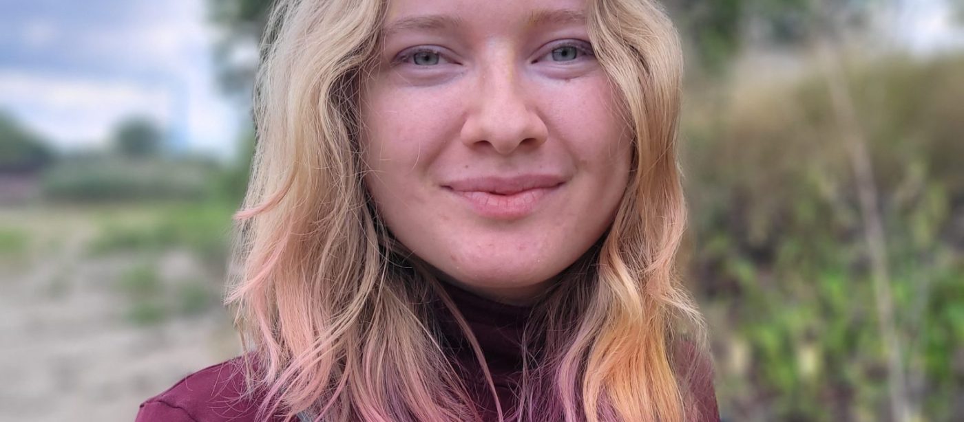Das Foto zeigt die Freiwillige.
